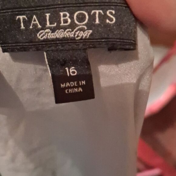 Talbots 100% Silk Gray Sleeveless Women's Top Size 16 - Picture 6 of 6
